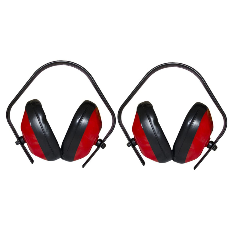 2Pcs Soundproof Earmuffs Noise Reduction Safety Ear Muffs Adjustable Foldable Headband For Shooting Construction Mowing 6947110192604