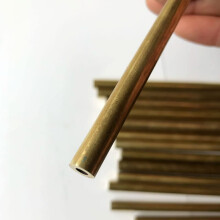 Thin-Walled Brass Tubes 500mm Length with 5.5mm to 10mm Outer Diameter and 8.5x0.25mm Wall Thickness