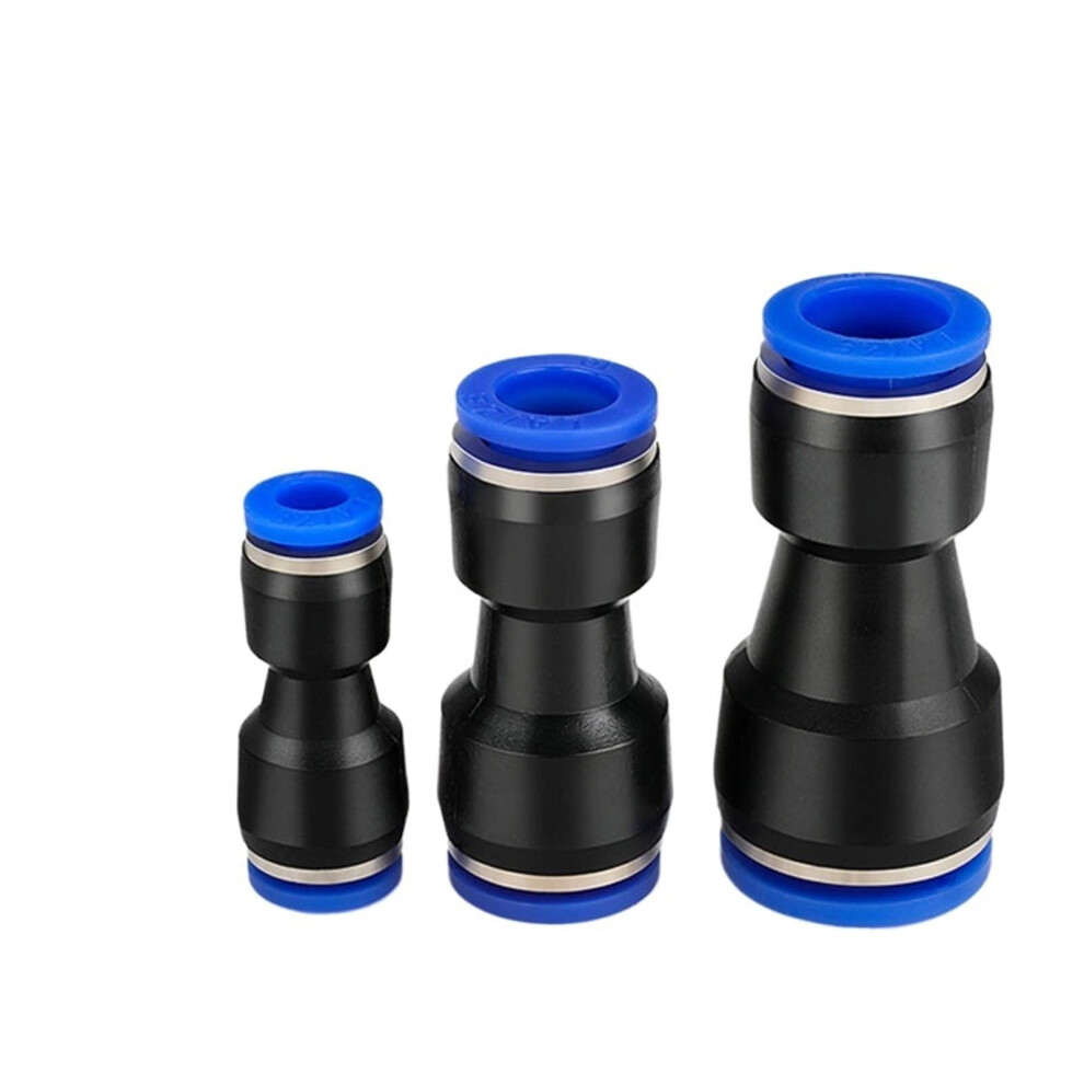 10Pcs Trachea Quick-Insert Straight-Through Reducing Connector Pg6-4 Pg8-6 Pg10-8 Pg12-10 Sizes For Medical Use 6947110193113