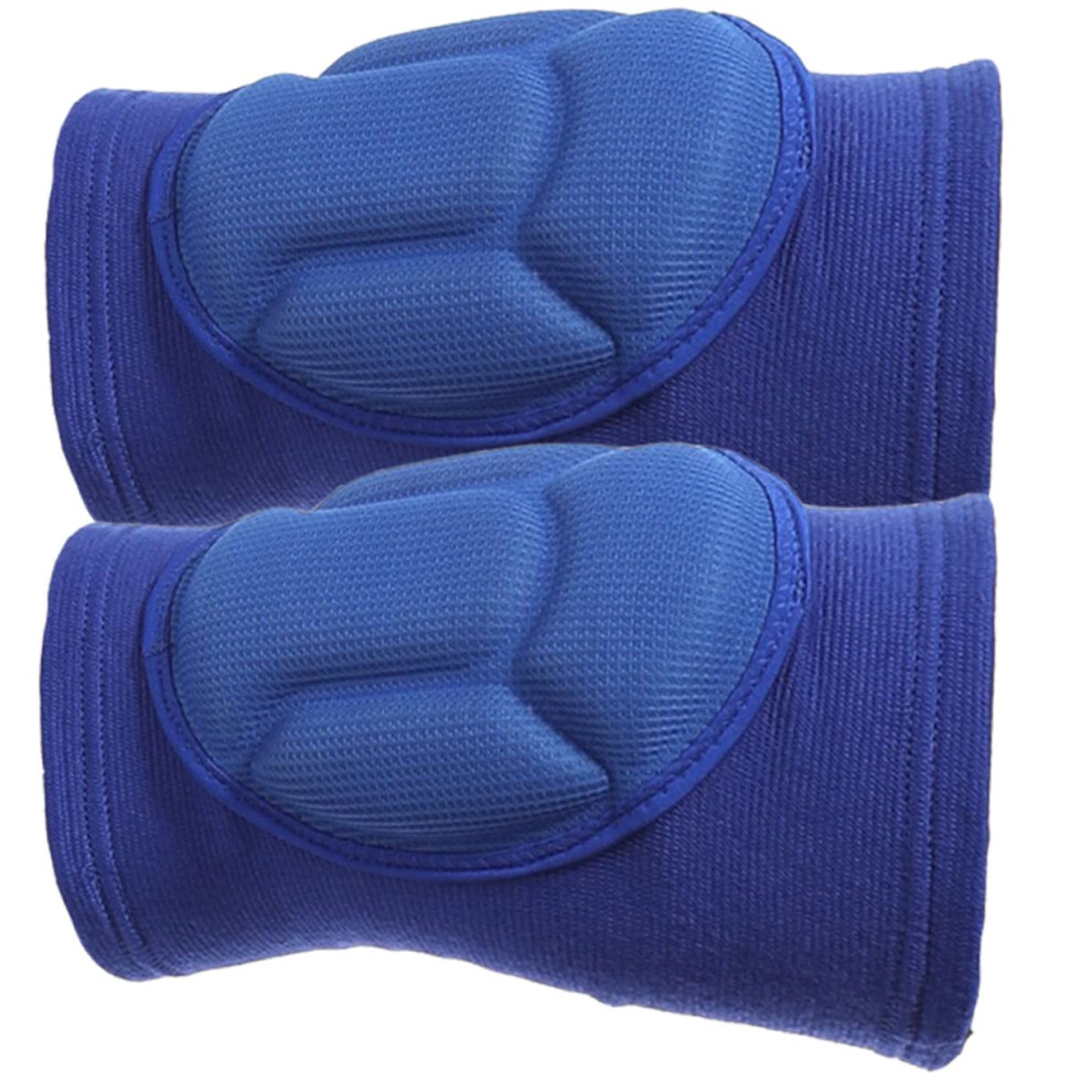 Thickened Sponge Knee Brace Support Pads for Yoga, Volleyball, Dance, and Skating - Breathable Fitness Gear, 1 Pair-image-OPC-PJNT99V-NEW