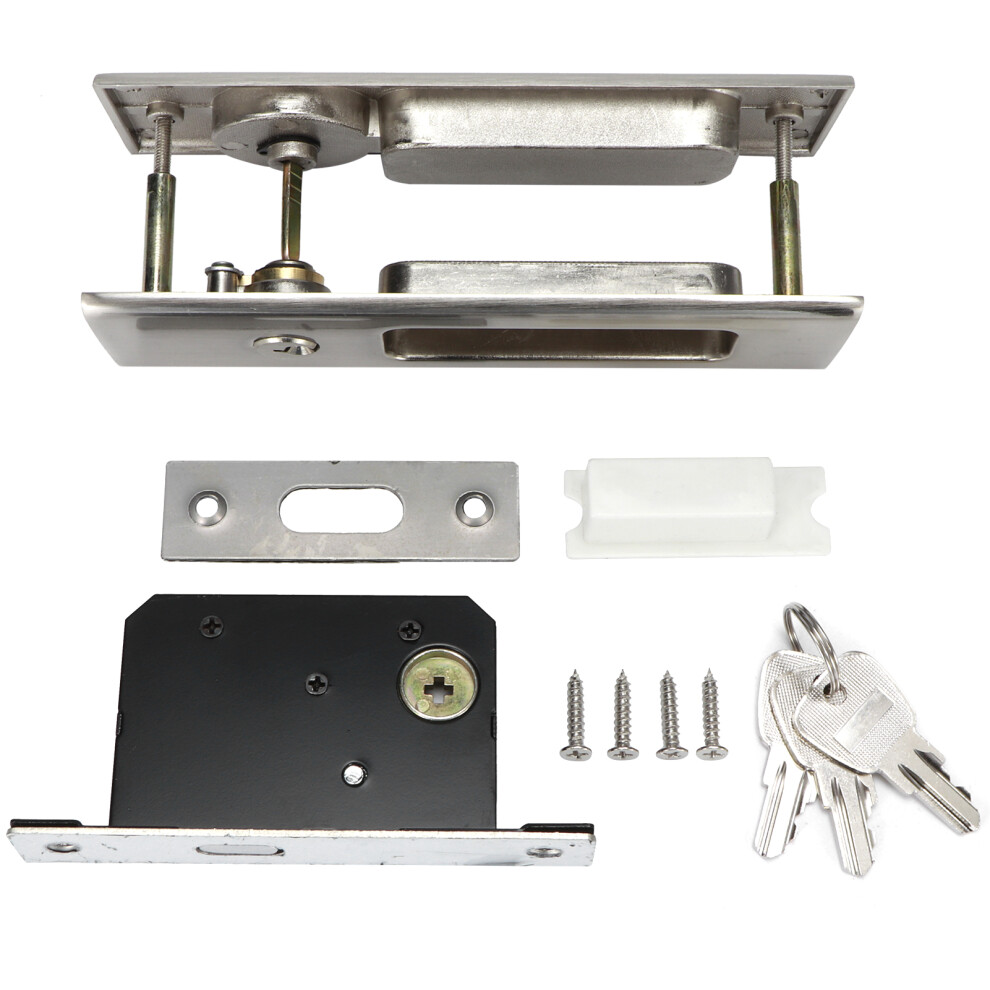 Zinc Alloy Sliding Door Lock Latch Handle Set 9387669835916