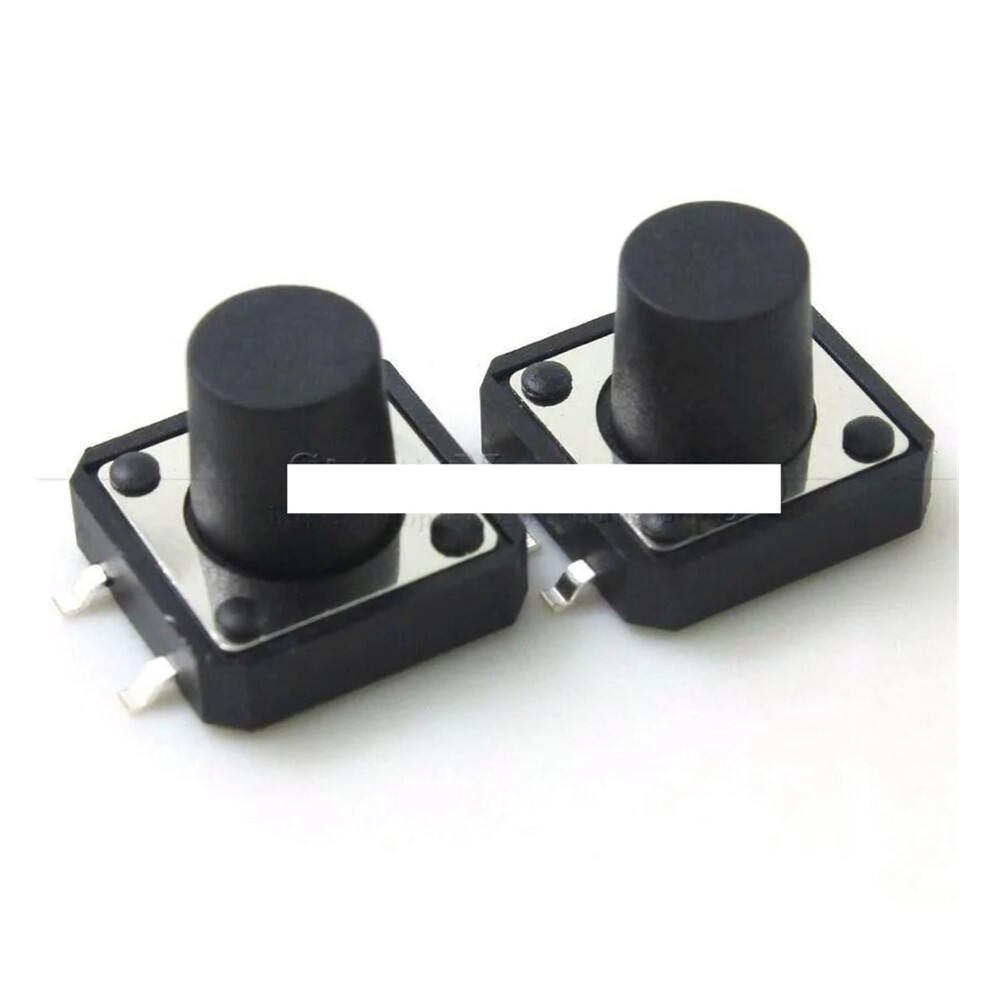 Electronic Switch 20Pcs 12X12mm Momentary Tactile Push Button Switch Smt Pcb 9Mm Height For Panel Mounting 6493810699245