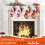 2 Pieces Dog Heilwiy Stocking Embroidered Dog Pattern Stocking Decorative Felt Personalized 5
