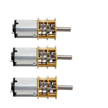 N20 Mini Micro Metal Gear DC Motors 10pcs Set 3V/6V/12V with Gearwheel 1000RPM Specifications for Electronics Projects