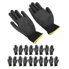 10 Paar Arbeitshandschuhe PU-beschichtet, antistatisch, Sicherheit, Arbeitszubehör, Werkzeug-Set, 8M