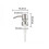 4pcs Replacement Stainless Steel Pump for Liquid Soap Dispenser 2