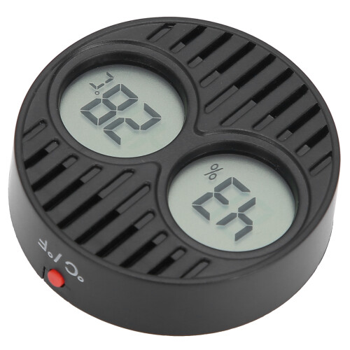 Round Hygrometer Thermometer / Digital Display 2