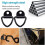Trailer Tie Down Ring - Tie Down Ring Anchor Hook Anchor V-ring D-rings for Securing Car Loads, Trailer Tow Pull Hook,4pcs 8