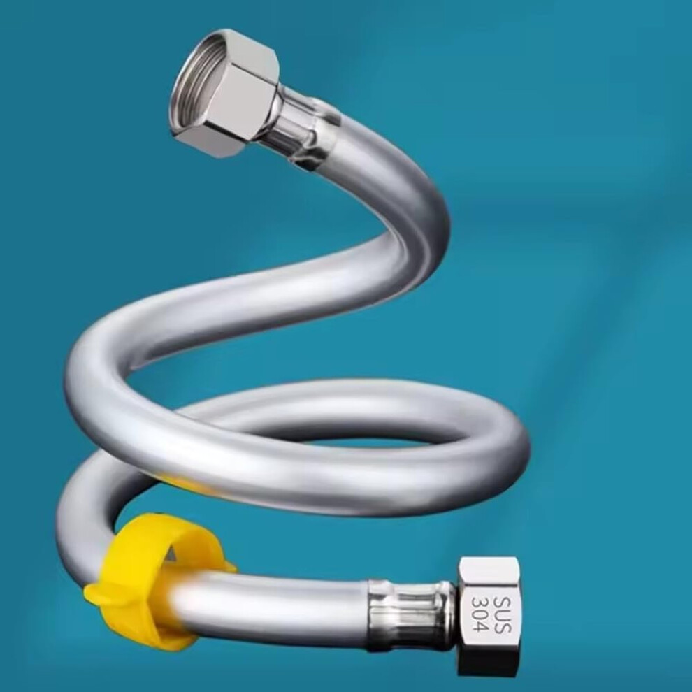 Faucet Line Connector Washing Machine Inlet Hose 150Cm Stainless Steel Nut For Dishwasher And Bathroom Use 6276012501772
