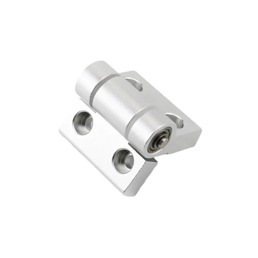 Industrial Thickened Silent Bearing Hinge 50X66mm Aluminum Profile For Rf Equipment Door Distribution Box, Silvery Finish 6947110193854