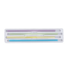60 tiras de pulido dental - 4 colores, plástico