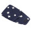 Patch oculare blu scuro in seta e cotone 10x5.5cm Adulti 7