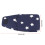 Patch oculare blu scuro in seta e cotone 10x5.5cm Adulti 6
