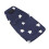 Patch oculare blu scuro in seta e cotone 10x5.5cm Adulti 14