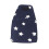 Patch oculare blu scuro in seta e cotone 10x5.5cm Adulti 1