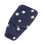 Patch oculare blu scuro in seta e cotone 10x5.5cm Adulti 12