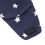 Patch oculare blu scuro in seta e cotone 10x5.5cm Adulti 4