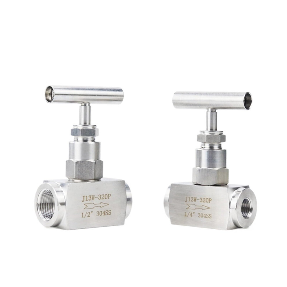 Bsp Female High Pressure Shut Off Needle Globe Valve J13w-320P 1/4" 3/8" 1/2" 3/4" 1" Stainless Steel 304 Flow Control 6276012502014