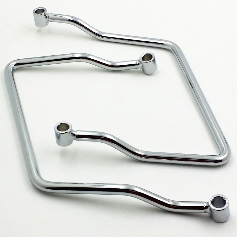 21.5Cm Saddle Bag Support Bar For Yamaha Road Star 1600 1700 Xv1600 Xv1700 Compatible Heavy-Duty Steel 6482260684284