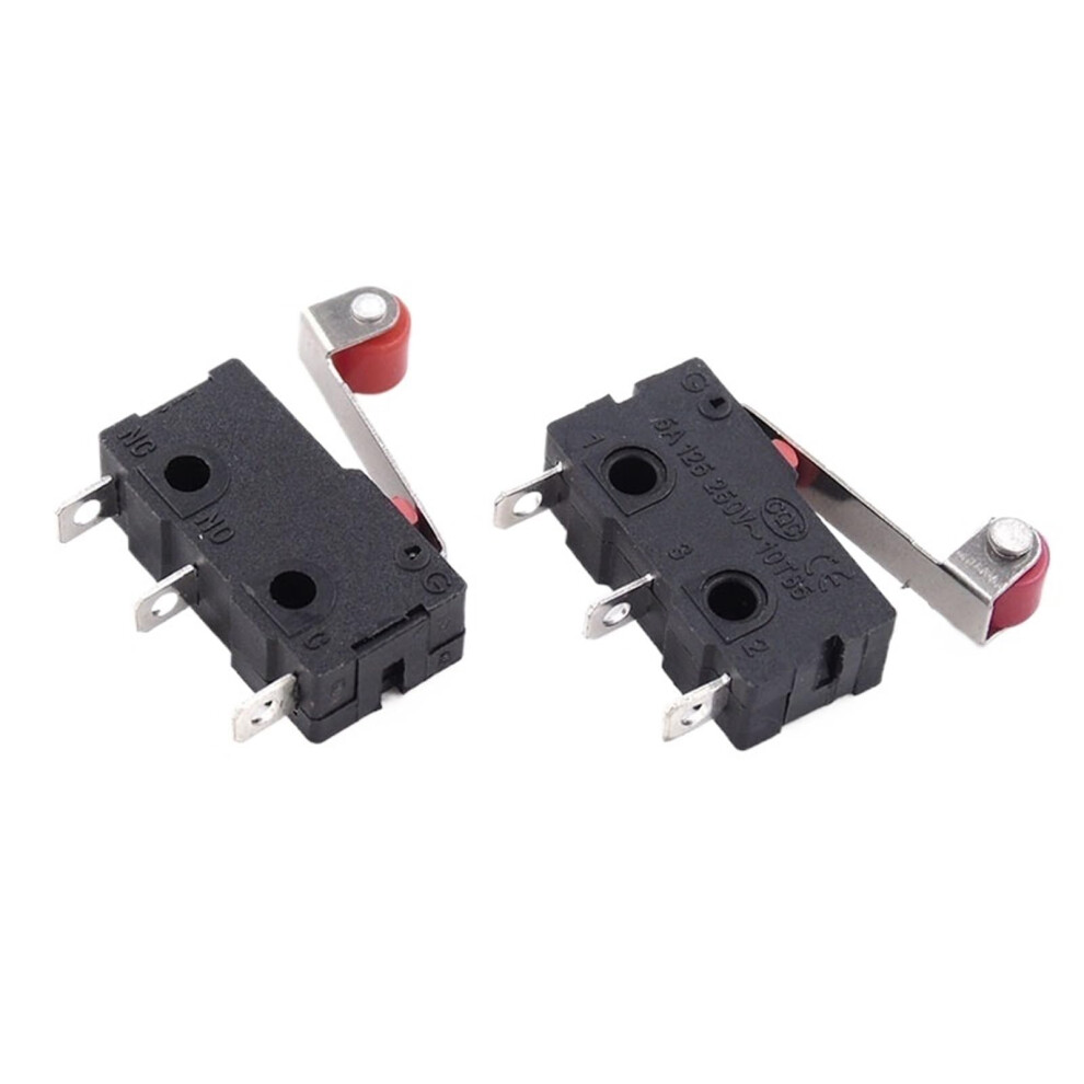 100Pcs Kw12-3 Mini Micro Switch 3 Pin Roller Limit Switch For Automation, 10A 250V, Compact Design, Reliable Performance 6947110194134