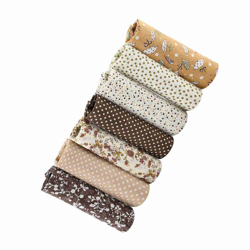 7pcs 25*25cm Cotton Fabric DIY Assorted Squares 1