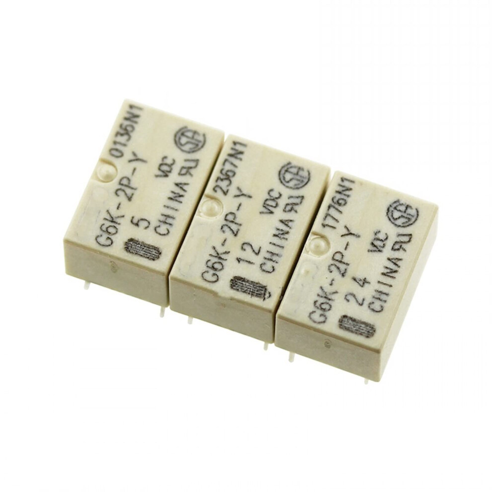 G6k-2P-Y Signal Relay 10Pcs 8Pin 5Vdc 12Vdc 24Vdc Dip Relay Module For Switching Applications 6493810699702