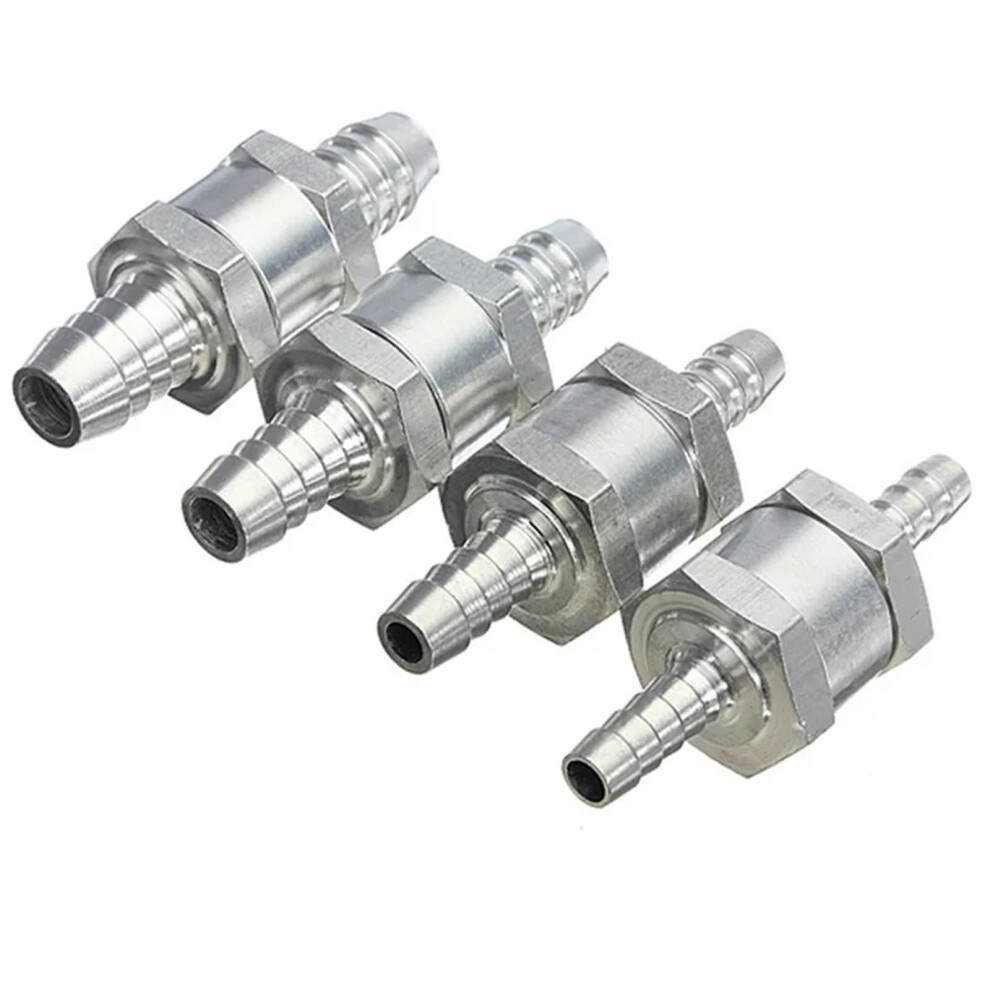 One Way Aluminium Alloy Fuel Non Return Check Valve 6/8/10/12/14/16Mm Sizes For Carburettor 1Pcs (6Mm) 6482260684512