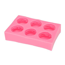 Wiederverwendbare Silikon-Kuchenform hitzebeständiger Silikon-Schokoladenform für DIY-Backen, Gele, Muffins und Desserts
