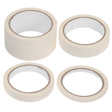 Masking Paper Tape Automotive Painters Tape 4 Rolls 1 Inch High Temperature Nonporous Writable for Car Painting