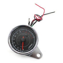 Tachometer Gauge Motorcycle 12V Digital Induction LED Backlight Universal Odometer Instrument for Motorbikes