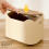 Cat Litter Trash Can with Press Type Lid Enclosed 13