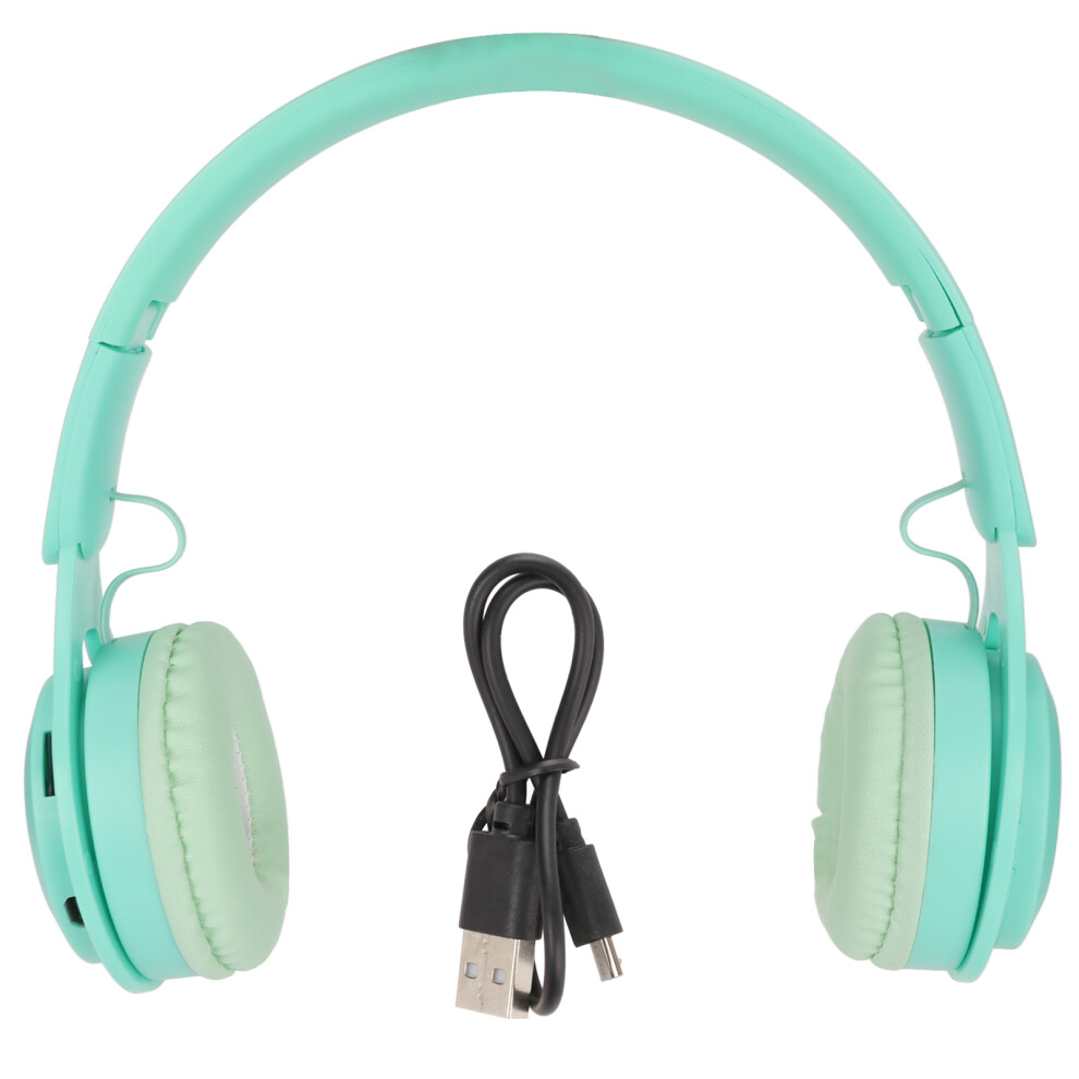 Y08 Kids Headphone Macaron Stylish Stereo Sound Green 9387669839365