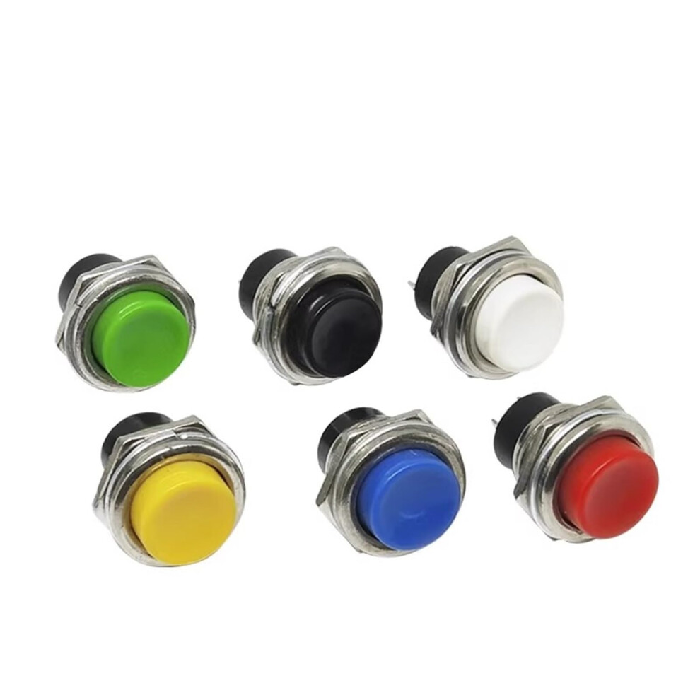 Ds-212 16Mm Round Red Self-Reset Momentary Push Button Power Switch 5/20Pcs Green Compact Start Button 6482260684833