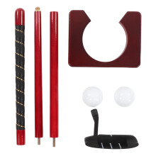 Tragbare Golf Putting Geschenkset 3-teiliger Golf Putter Übungs-Trainingsbox Für Rechtshänder Für Zuhause Büro Indoor