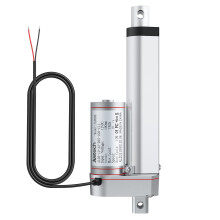12V Linear Actuator 160LBS 750N 4 Inch 100mm Waterproof Motion Actuator with 10mm/s Speed and Mounting Brackets for Doors Windows RVs