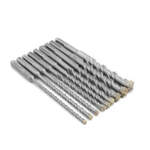 9Pcs Carbide Tipped SDS Shank Drill Bit Set 5-16mm for Electric Hammer Concrete Masonry Drilling