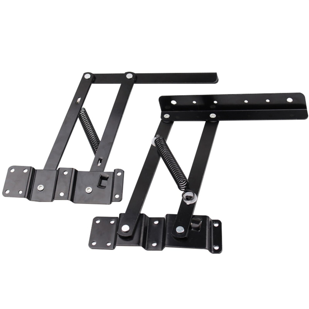 2Pcs Folding Spring Tea Table Hinge Lifting Mechanism Hardware For Coffee Computer Table Frame, Adjustable Roof Design 6276012502588
