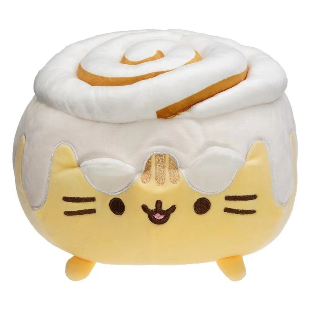 (Cinnamon) Cute Pusheen Jelly Cookie Cat Plush Toy Dolls Pillow Soft Material Comfortable