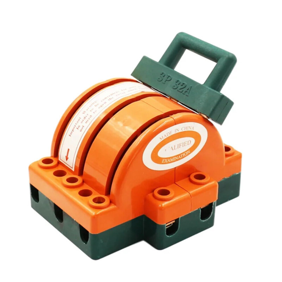 3P Three Pole 30A Double Throw Knife Disconnect Switch 220V 380V Heavy Duty Electric Safety Switch 6947110194998
