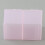 Caja de almacenamiento transparente para discos de algodón, 2 compartimentos, rosa 4