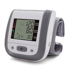 Tonometer Automatic Wrist Digital Blood Pressure Monitor Digital Lcd Sphgmomanometer Heart Beat Rate Pulse Meter