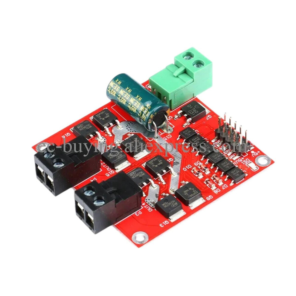 2 Channel L298 Dual H-Bridge Dc Motor Driver Module 7A 160W Pwm Control With Optocoupler Isolation For Robotics 6947110195247