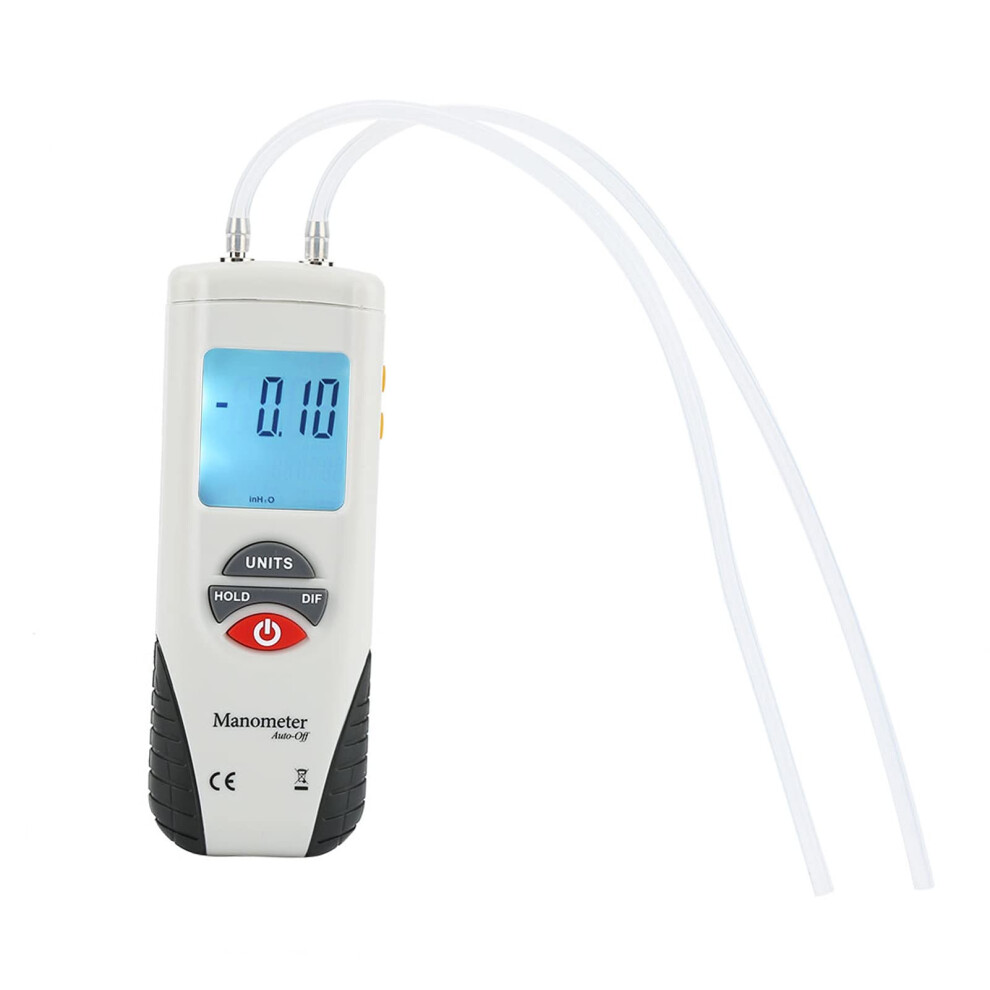 Ht-1890 Handheld Differential Pressure Digital Manometer With Large Lcd Backlight Display And 11 Measurement Modes 6947110195346