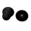 8pcs Soft Silicone Ear Tips for BTE ITE Hearing Aids Black 6