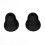 8pcs Soft Silicone Ear Tips for BTE ITE Hearing Aids Black 12