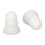 8pcs Silicone Ear Tips for Hearing Aids, 3-Layer Soft Dome, White 7