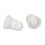 8pcs Silicone Ear Tips for Hearing Aids, 3-Layer Soft Dome, White 12