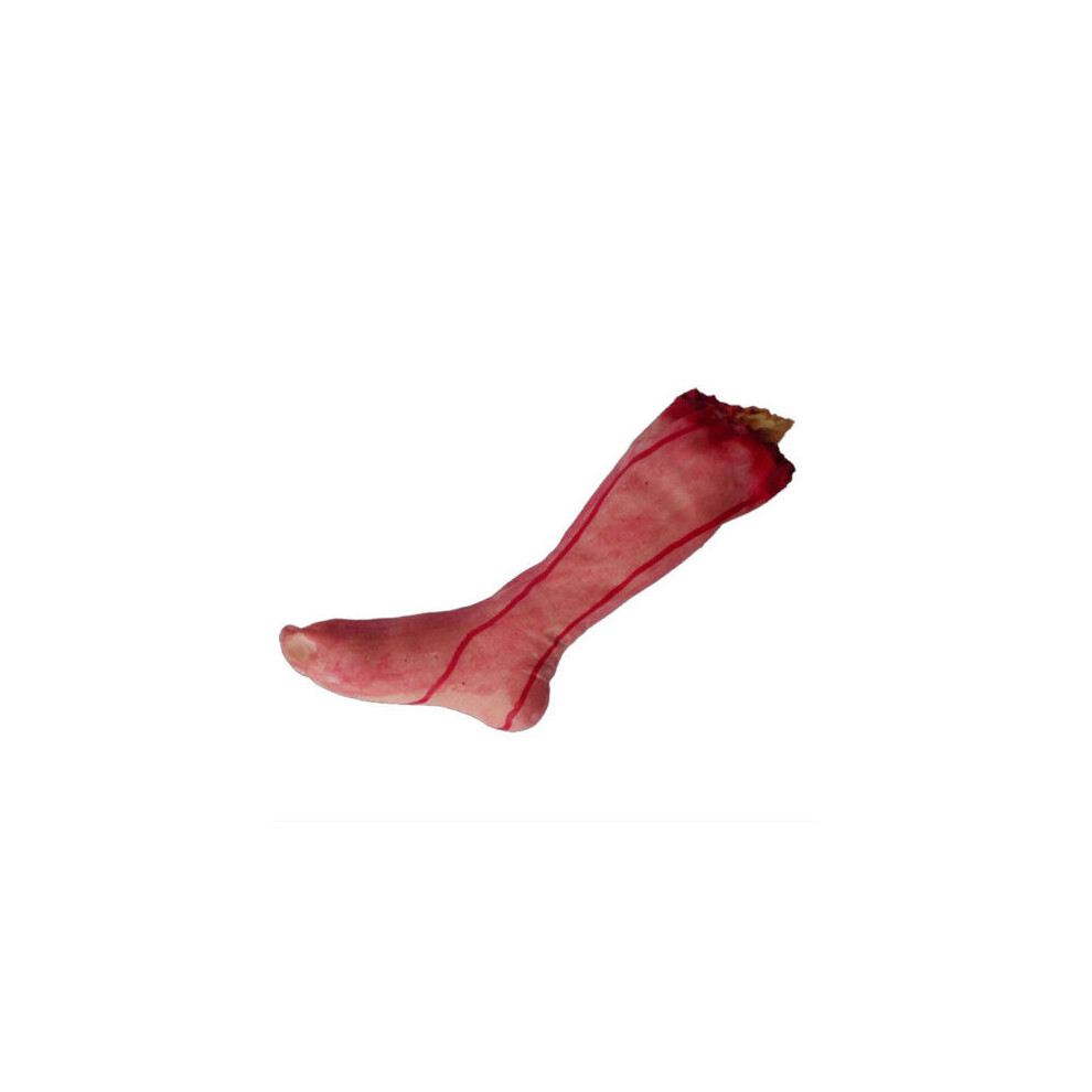 (6A) Scary Fake Halloween Body Parts Bloody Severed Arm Hand Foot Props Tricky Spoof
