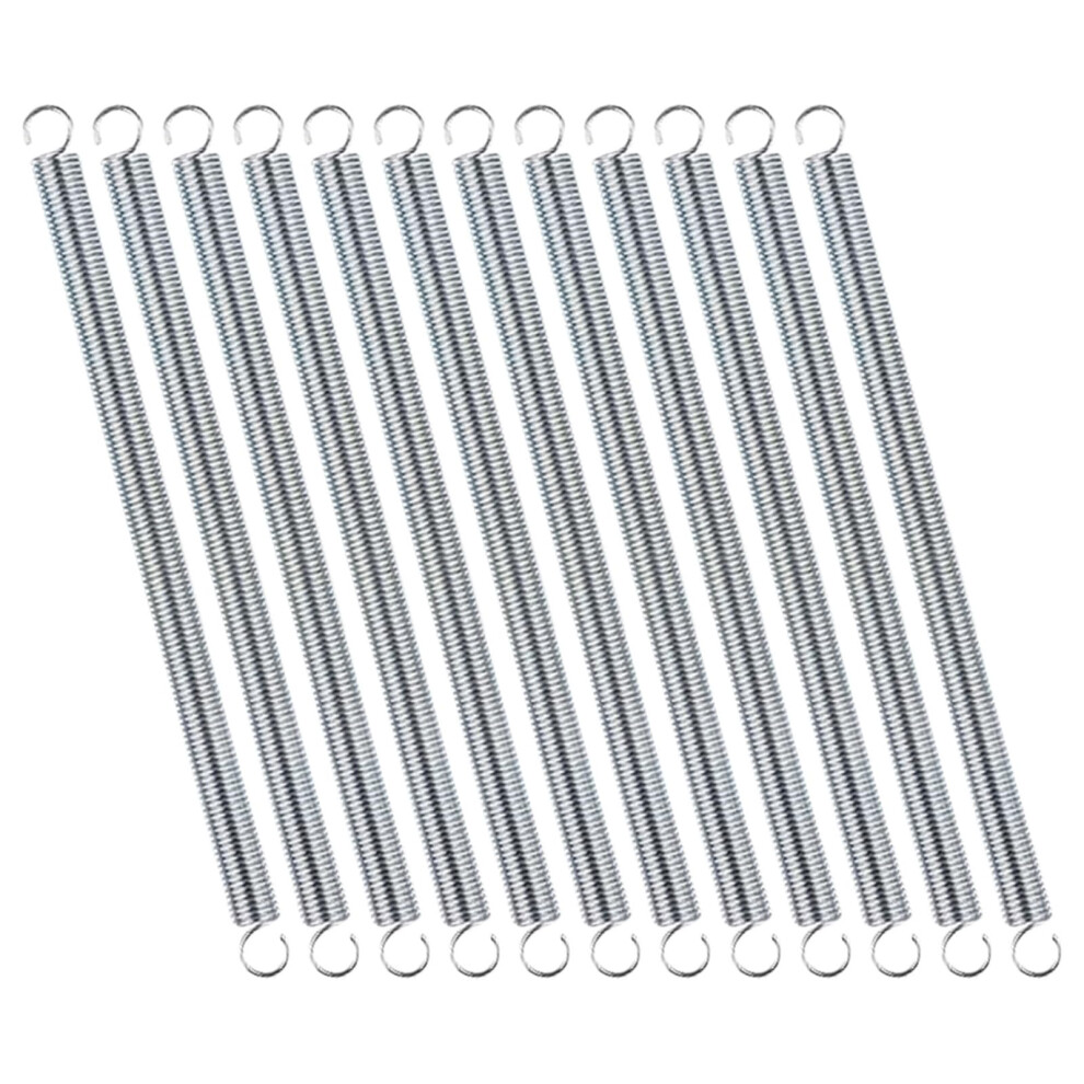12Pcs Stainless Steel Extension Springs With Hook Ends, Small Mechanical Springs For Industrial Machinery And Construction 6947110195636