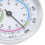 Mini Indoor Thermometer Hygrometer 2-in-1, Silver, No Battery Needed 6